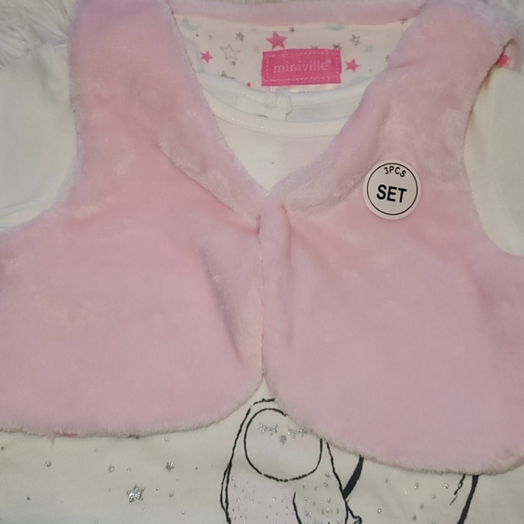 Miniville babygirl 3-piece set 🌙 - Picture 3 of 6